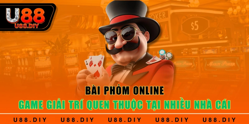 Bài phỏm online - game giải trí quen thuộc tại nhiều nhà cái