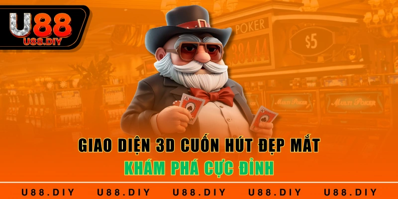 Giao diện 3D cuốn hút đẹp mắt, khám phá cực đỉnh 