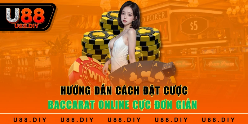 Hướng dẫn cách đặt cược Baccarat online cực đơn giản 