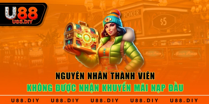 Nguyên nhân thành viên không được nhận khuyến mãi nạp đầu