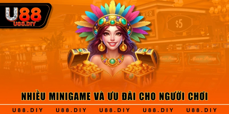 Nhiều minigame và ưu đãi cho người chơi
