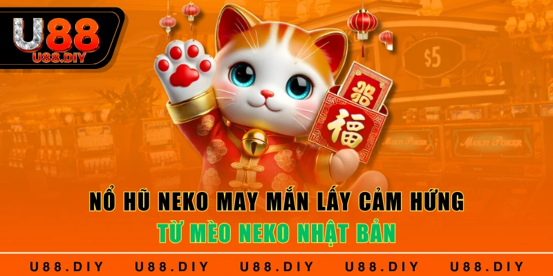 Nổ hũ Neko may mắn lấy cảm hứng từ mèo Neko Nhật Bản